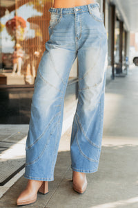 Martin High Rise Balboa Barrel Jeans (Medium) - NanaMacs