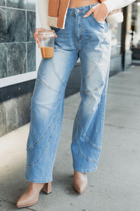 Martin High Rise Balboa Barrel Jeans (Medium) - NanaMacs