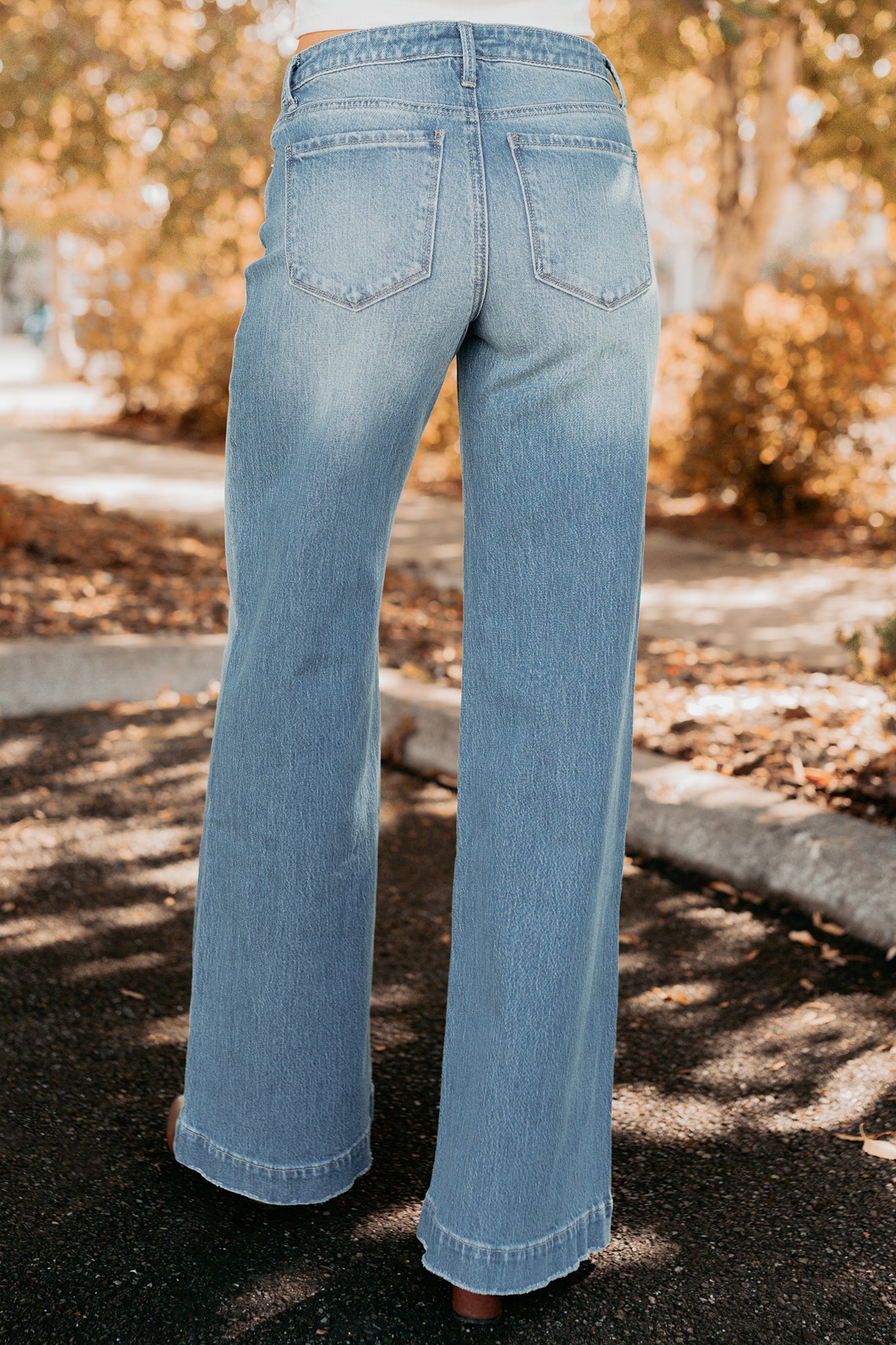Ramon Wide Leg Jemina Denim Jeans (Medium) · NanaMacs