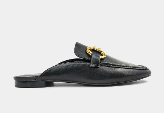 PREORDER Andromeda Loafer Mule (Black) - NanaMacs