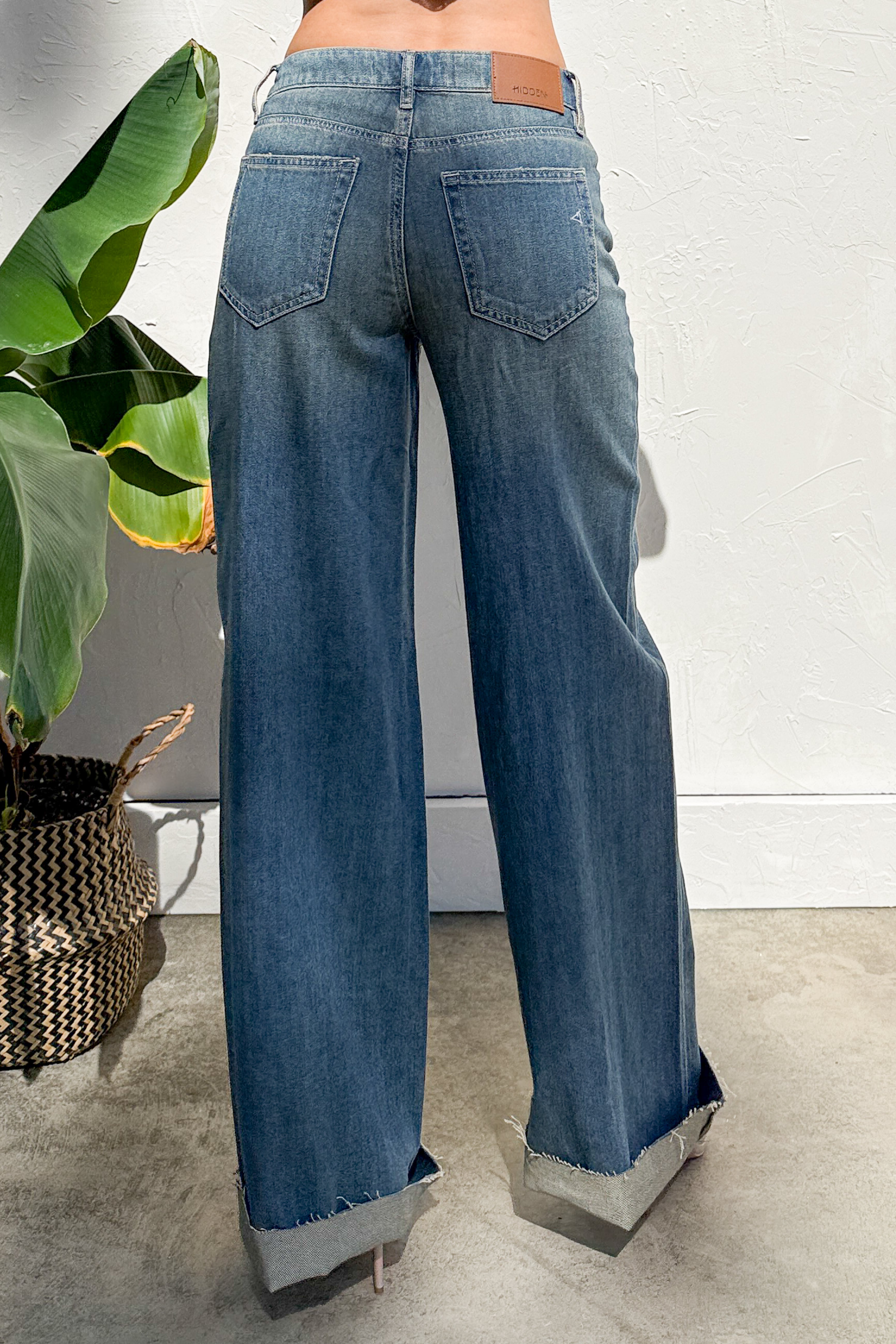 Aldo High Rise Wide Leg Hidden Premium Jeans (Vintage) · NanaMacs