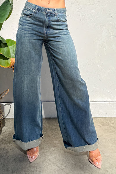 Aldo High Rise Wide Leg Hidden Premium Jeans (Vintage) - NanaMacs