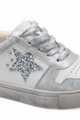 Counting Constellations Metallic Star Sneakers (Silver) - NanaMacs