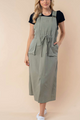 Maysen Overall Dress (Sage) - NanaMacs