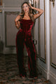 Luxury Living Velvet Trousers (Burgundy) - NanaMacs