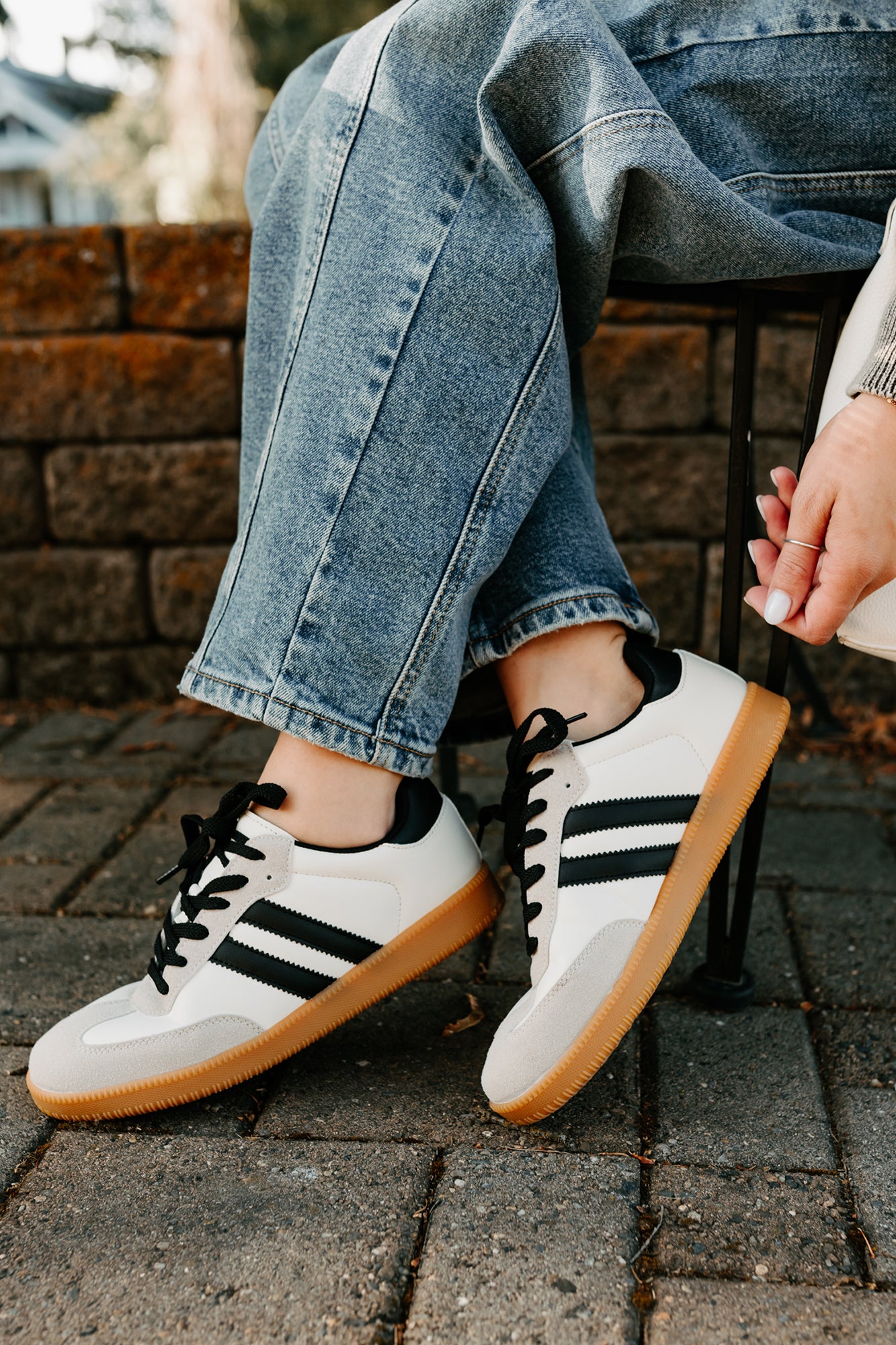 Vibes In Motion Lace-Up Platform Sneakers (Beige) · NanaMacs