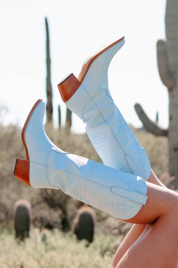 City Slicker Cowboy Boots (Blue) - NanaMacs