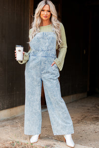 DOORBUSTER Always Problematic Mineral Wash Overalls (Vintage Denim) - NanaMacs