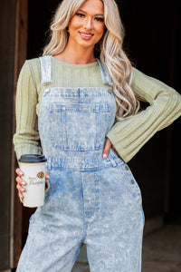 DOORBUSTER Always Problematic Mineral Wash Overalls (Vintage Denim) - NanaMacs