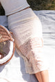 Sweet Eloquence Lace Midi Skirt (Cream) - NanaMacs