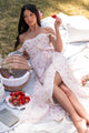 Love Is A Gamble Floral Corset Midi Dress (Blush Pink) - NanaMacs