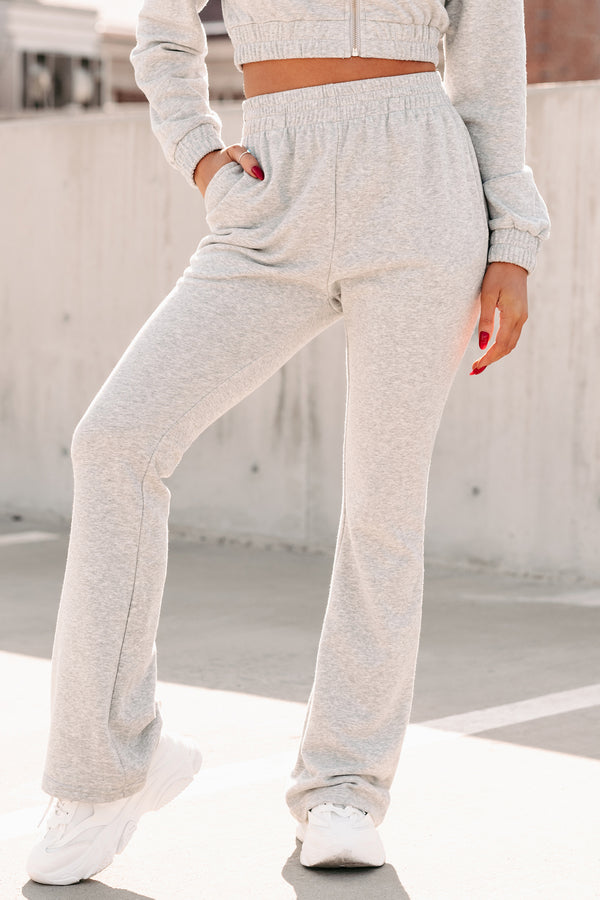 Early Morning Classes Lounge Set (Heather Grey) - NanaMacs