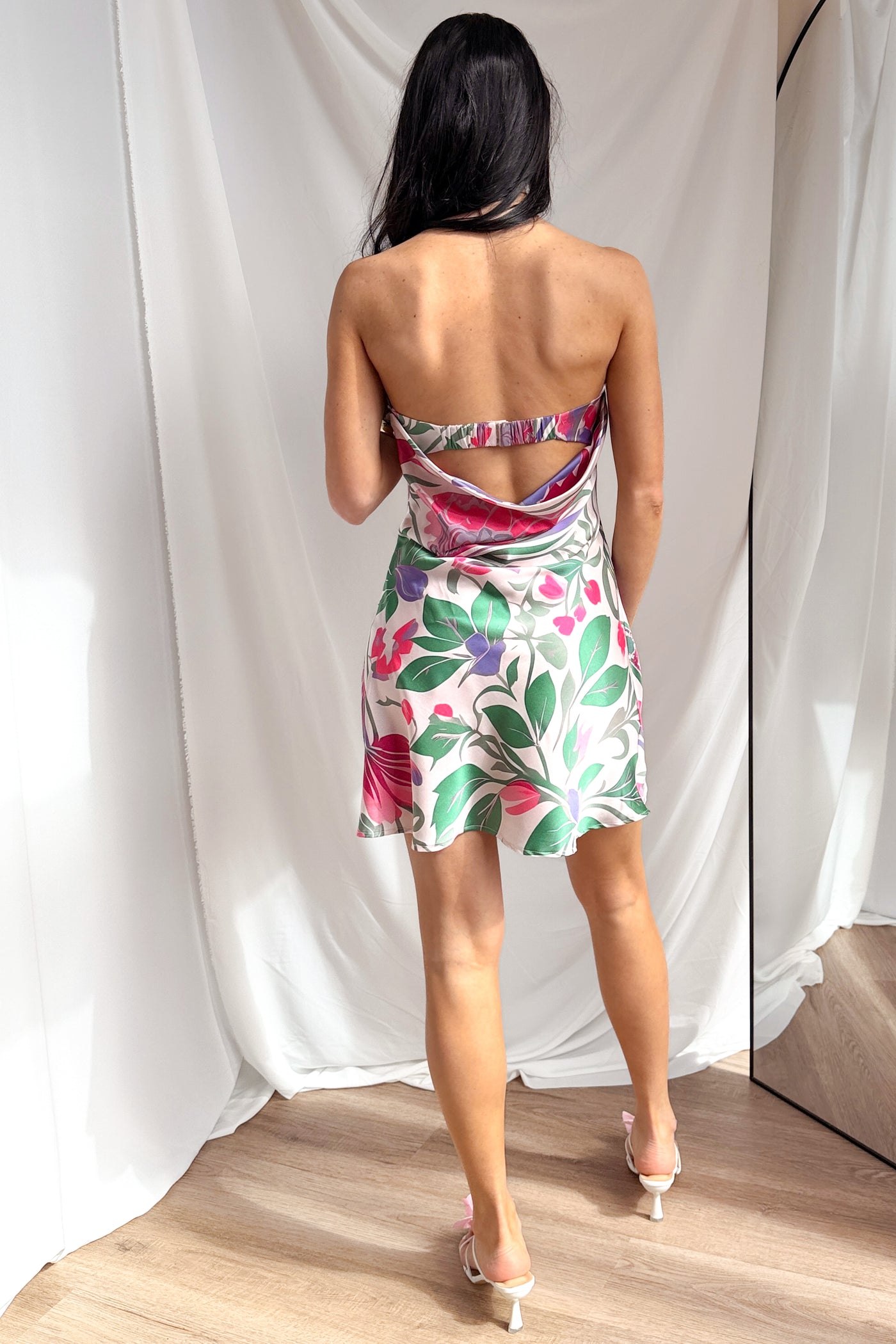 princess polly baby blue dress Drift Away Babe Strapless Floral Mini Dress (Pink Multi) · NanaMacs