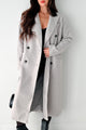 Viktor Double-Breasted Long Coat (Heather Gray) - NanaMacs