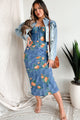 April Showers Floral Maxi Dress (Blue) - NanaMacs