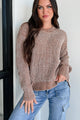 Rooted In Kindness Two-Tone Sweater (Brown) - NanaMacs