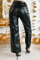 Made For The City Faux Leather Pants (Black) - NanaMacs