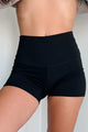 Determined To Win Buttery Soft Biker Shorts (Black) - NanaMacs