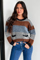 Warm Embrace Colorblock Sweater (Black Multi) - NanaMacs