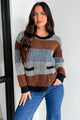 Warm Embrace Colorblock Sweater (Black Multi) - NanaMacs