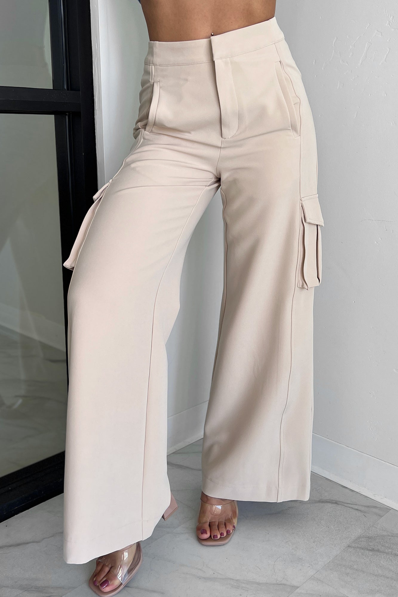 Finally On Time Cargo Pants (Taupe) · NanaMacs