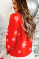 Looking Like Christmas Holiday Sweater (Red/White) - NanaMacs