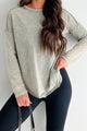 Emmett Mineral Wash Long Sleeve Top (Sage) - NanaMacs