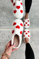 Dream Kind Of Love Fuzzy Heart Slippers (Ivory) - NanaMacs