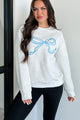 Forever The Cutest Embroidered Sweatshirt (Heather Grey) - NanaMacs