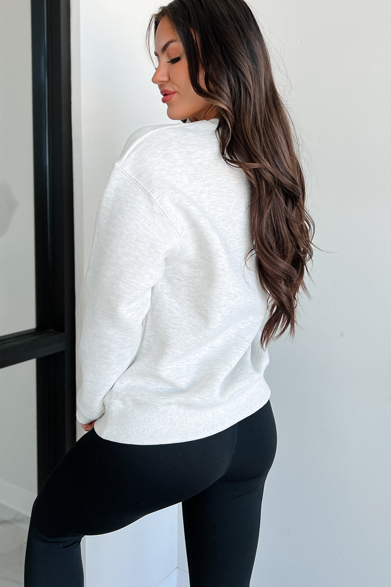 Forever The Cutest Embroidered Sweatshirt (Heather Grey) - NanaMacs