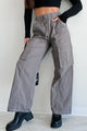 Macaulay Wide Leg Cargo Pants (Graphite) - NanaMacs