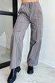 Macaulay Wide Leg Cargo Pants (Graphite) - NanaMacs