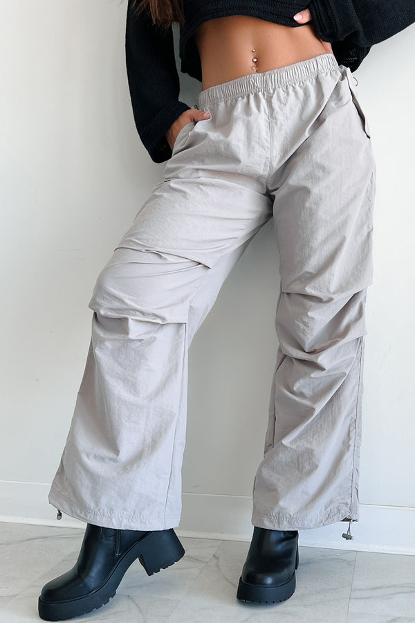 Gibbs Nylon Parachute Pants (Grey) - NanaMacs