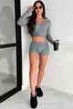 Certain Comforts Cable Knit Lounge Set (Heather Grey) - NanaMacs