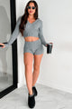 Certain Comforts Cable Knit Lounge Set (Heather Grey) - NanaMacs