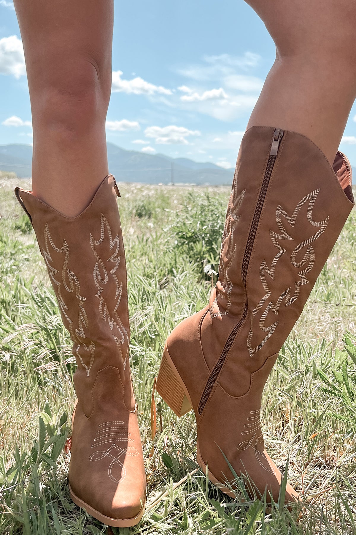 The Rural Life Cowboy Boots (Tan) · NanaMacs