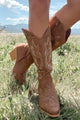 The Rural Life Cowboy Boots (Tan) - NanaMacs