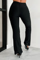 Feeling Professional High Waist Flare Pants (Black) - NanaMacs