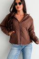 Autumn Memories Quilted Jacket (Chocolate) - NanaMacs