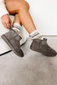 Cozy Cues Fur Fur Lined Ankle Booties (Grey)