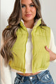 Lifelong Memories Reversible Puffer Vest (Lime) - NanaMacs