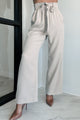 Confident Appeal Wide Leg Pants (Tan) - NanaMacs