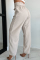 Confident Appeal Wide Leg Pants (Tan) - NanaMacs