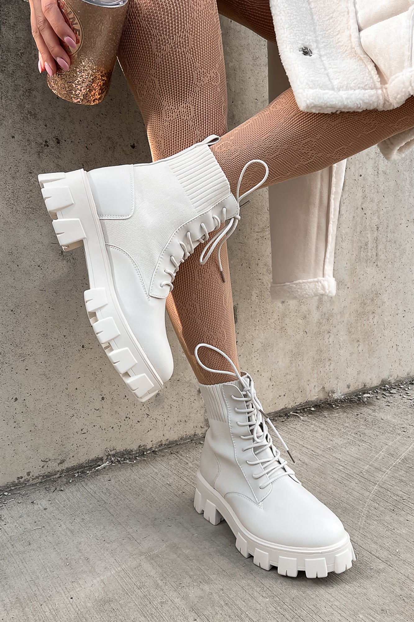 Off white boots sale sale