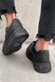 Doorbuster Just Playin' Around Platform Sneakers (Black) - NanaMacs