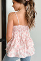 Hey Darlin' Tiered Floral Tank Top (Pink) - NanaMacs