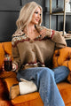 Bavarian Beauty Fair Isle Cardigan (Brown Combo)