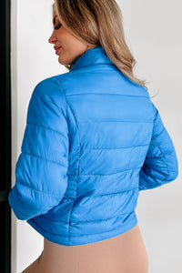 Cold Breeze Puffer Jacket (Blue) - NanaMacs