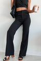 Pressure's On Straight Leg Dress Pants (Black) - NanaMacs