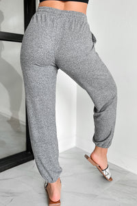 Maximum Relaxation Brushed Knit Zenana Joggers (Black) - NanaMacs